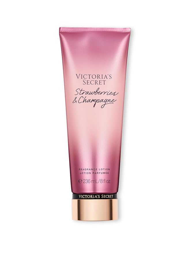 Victoria's Secret Strawberries & Champagne Fragrance Body Lotion (8 oz)
