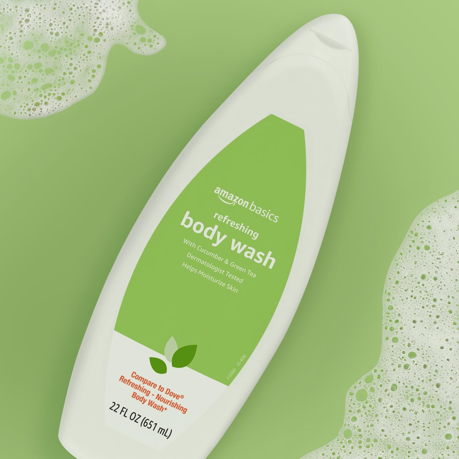 Amazon Basics Body Wash for Refreshing Skin, Cucumber, 22 fl oz (Pack of 1)