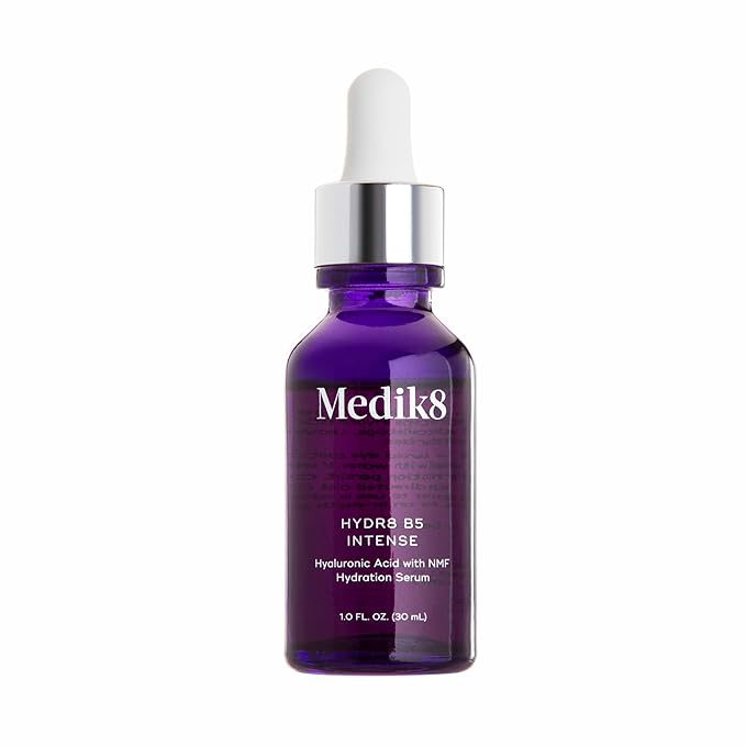 Medik8 Hydr8 B5 Intense - Hyaluronic Acid Serum - Moisturizing, Brightening Antioxidant Serum for Face - Smooths Fine Lines and Wrinkles - 1.0 oz