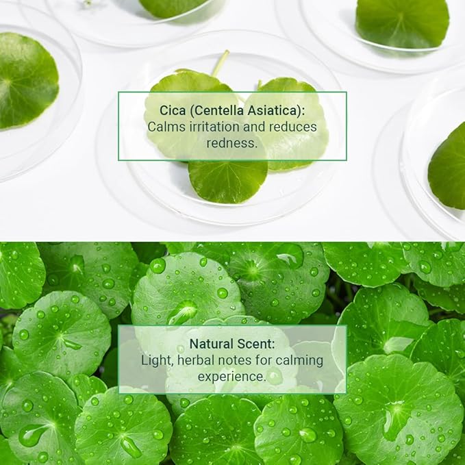 tenzero Relief Cica Cleansing Oil 5.07 fl oz (150ml), Hydrating, Daily Makeup Blackhead Remover for Face, Pore Control Centella Cleansing Oil, Korean Skincare, Double Cleansing