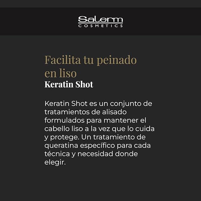 SALERM - Hydrating Hair Mask - Deep Impact Plus - 1000 ml - Deep Hair Hydration - For Use After Keratin Shot + Keramix Treatment - Smooth and Straight Hair