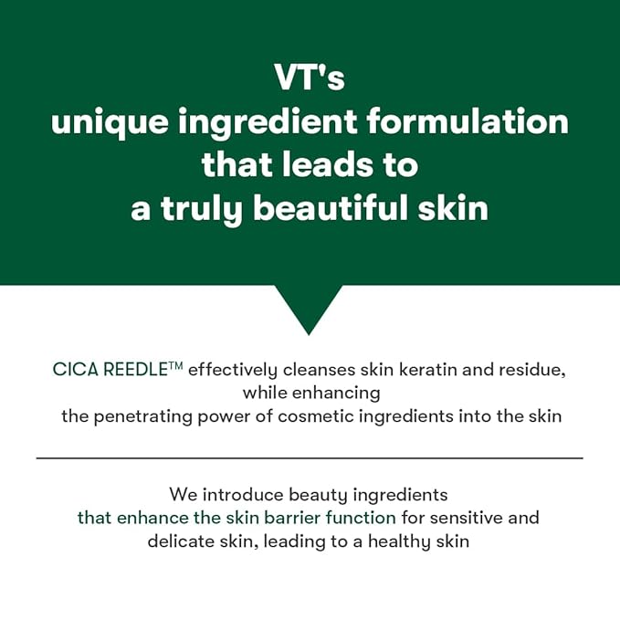 VT COSMETICS Pro Cica Reedle Shot 100, Centella Asiatica Microneedling Serum, Cica Exosome, Soothing, Hyaluronic Acid, Soft Skin, Glass Skin, Korean Skin Booster 1.69 Fl Oz.(50ml)