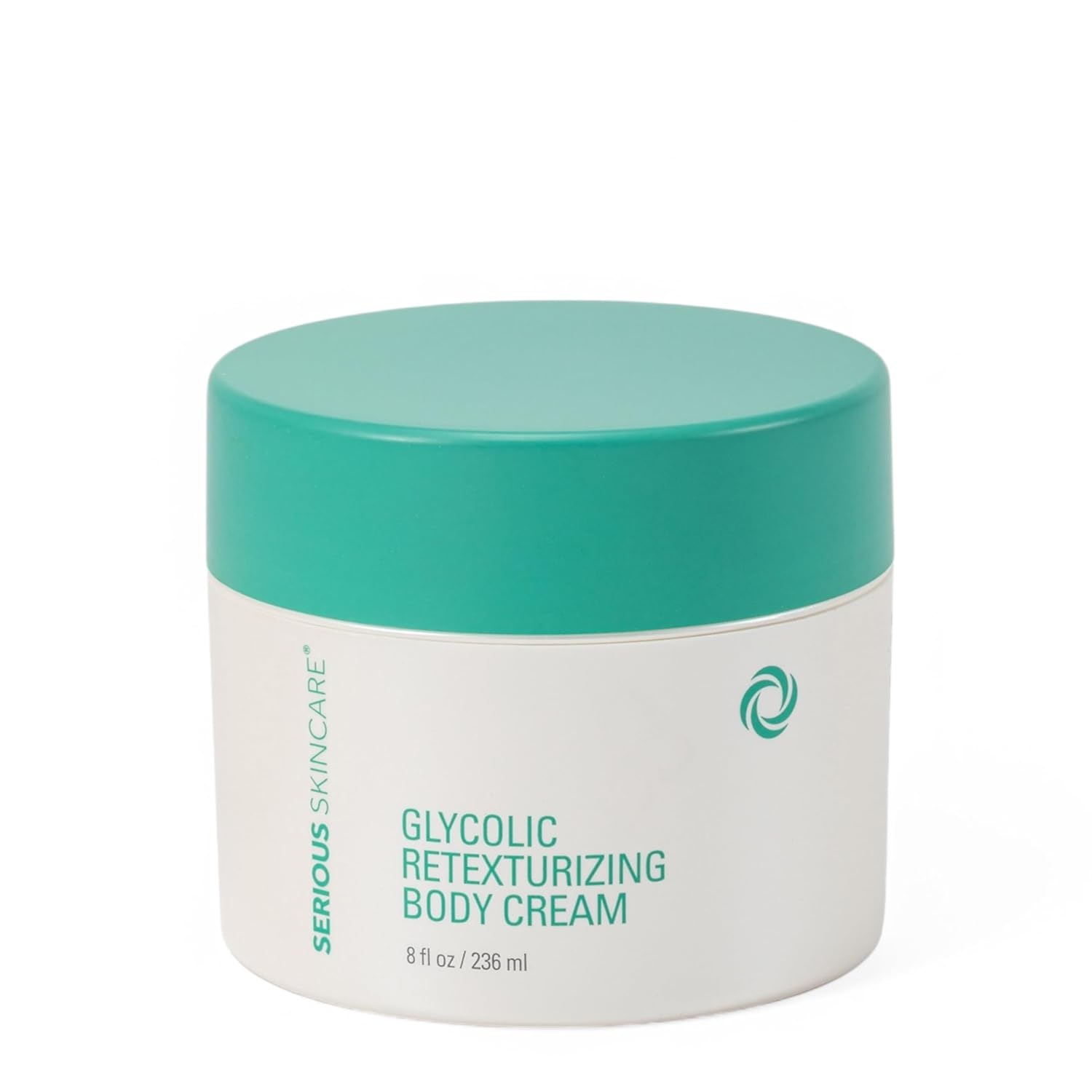 Serious Skincare - Glycolic Firming Retexturizing Body Cream - Moisturizing - Hydrating for Dry Skin - BODY FIT™ - For Crepey and Sagging Skin - Gentle Exfoliation for Smoother Skin - 8 Fl. Oz.