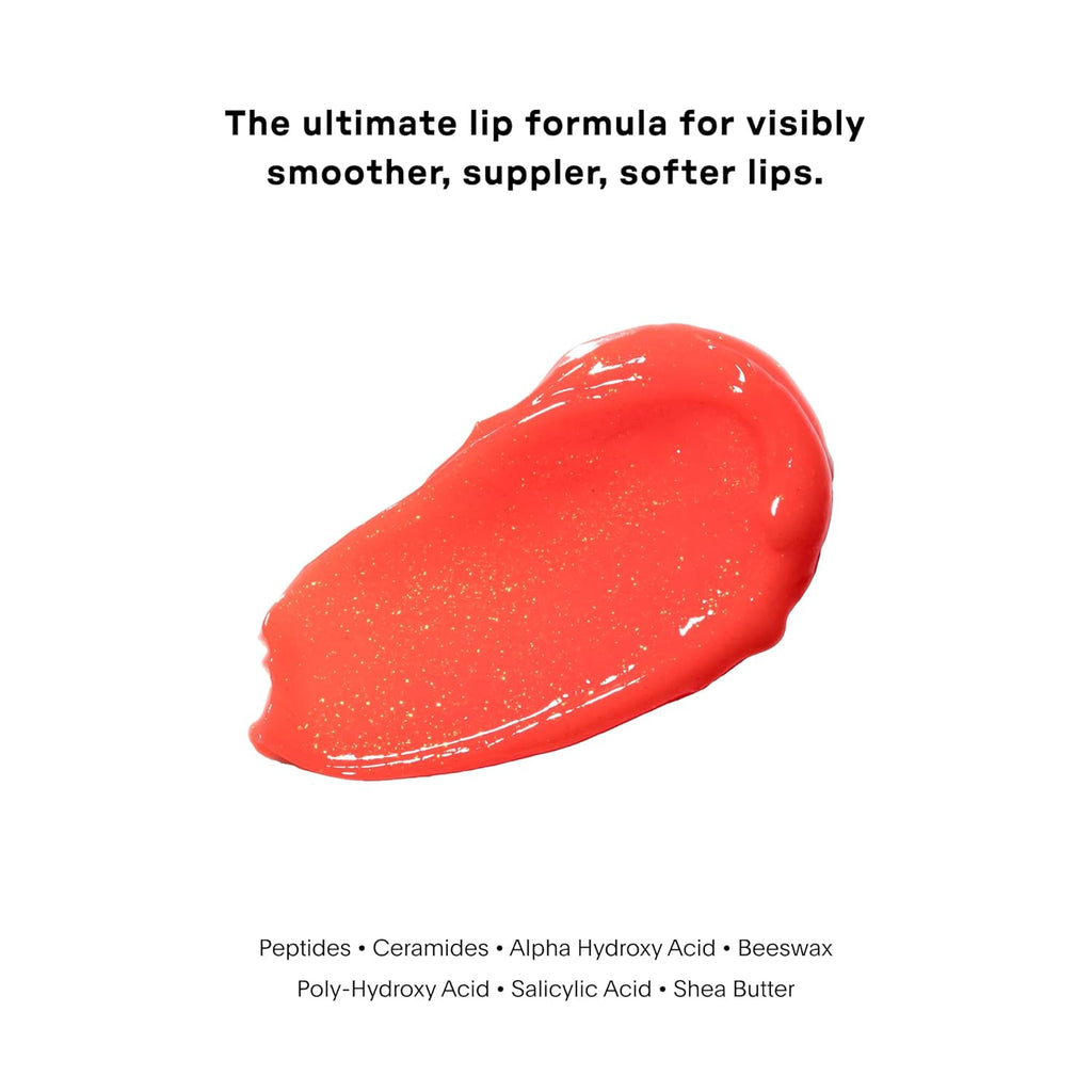 U Beauty The PLASMA Tinted Lip Compound - Anti-Aging & Anti-Wrinkle Lip Gloss, Hyaluronic Acid, Shea Butter & Peptides for Hydration & Plumping, Bellini - 15 mL