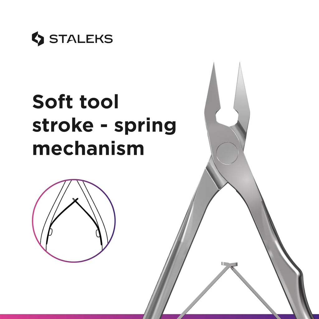 Staleks Pro Nail Nippers EXPERT NE-61-12, Full Jaw, 0.47 Inch (12mm)