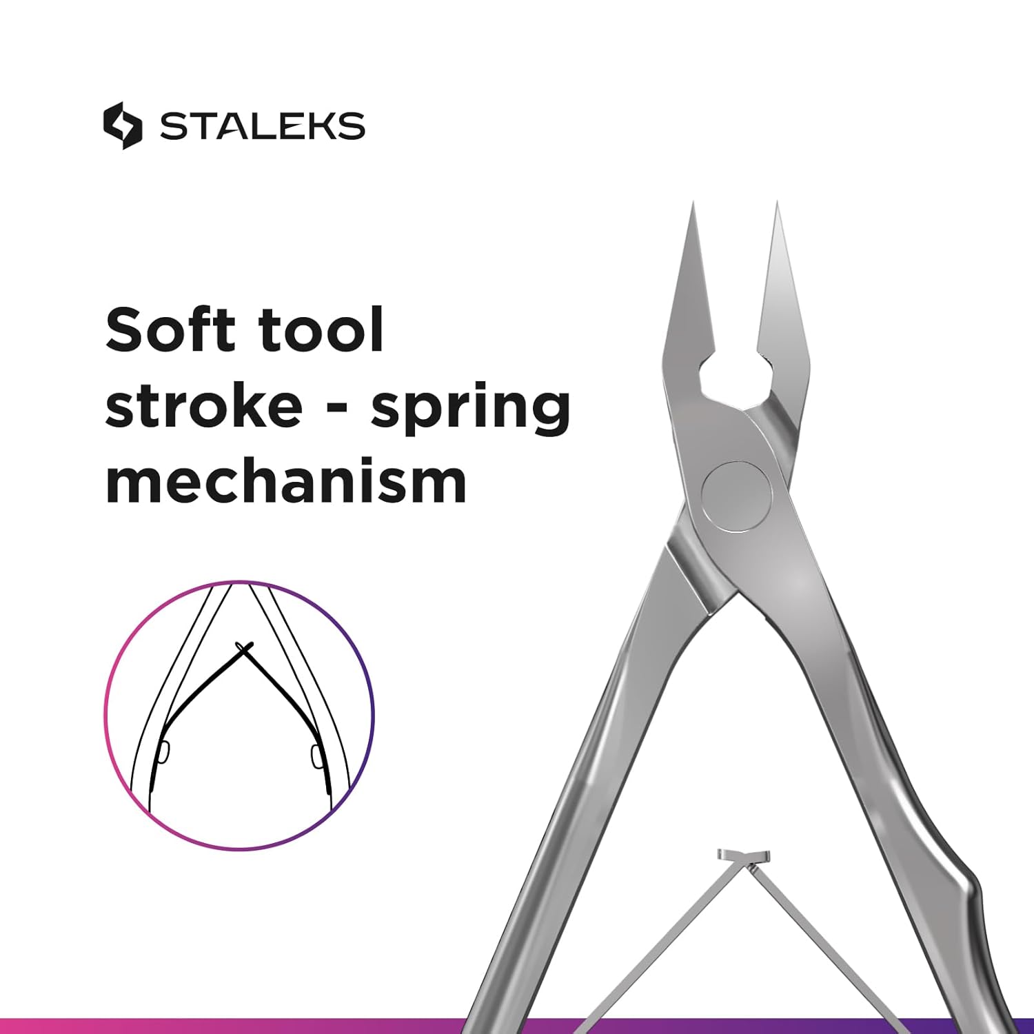 Staleks Pro Nail Nippers EXPERT NE-61-12, Full Jaw, 0.47 Inch (12mm)