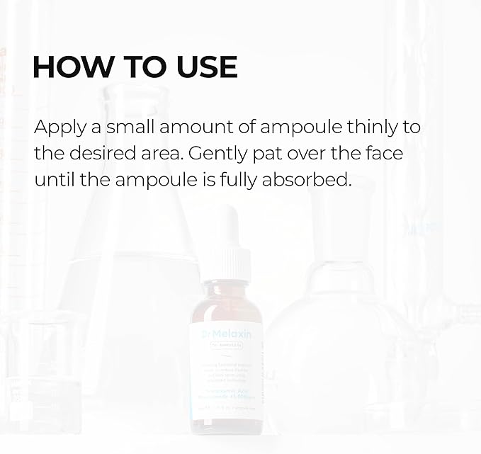 TX ampoule RX Facial ampoule