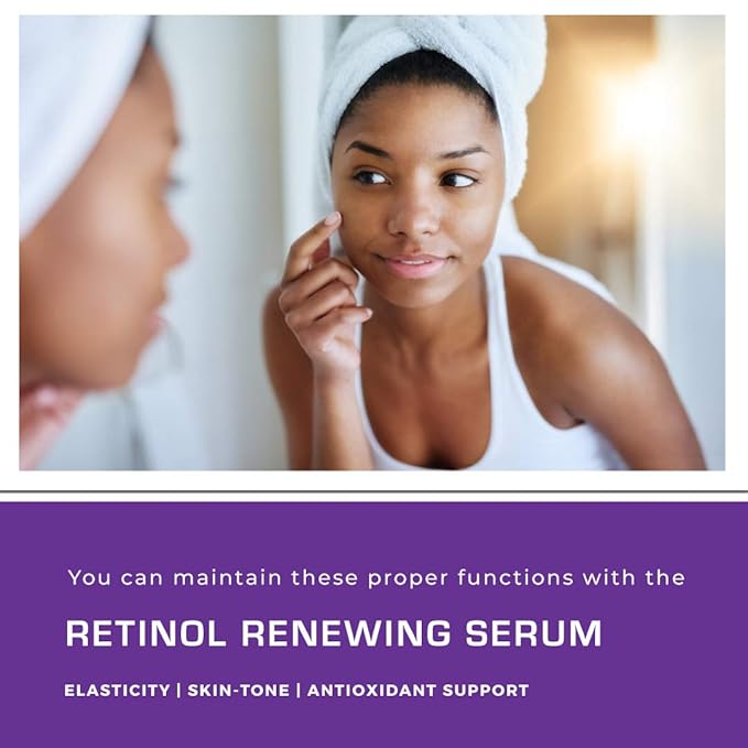 Hyalogic Retinol Serum– Skin Renewal & Wrinkle Repair Face Serum with Hyaluronic Acid & Vitamin A – For Clearer, Radiant Looking Skin (.47 fl oz.)
