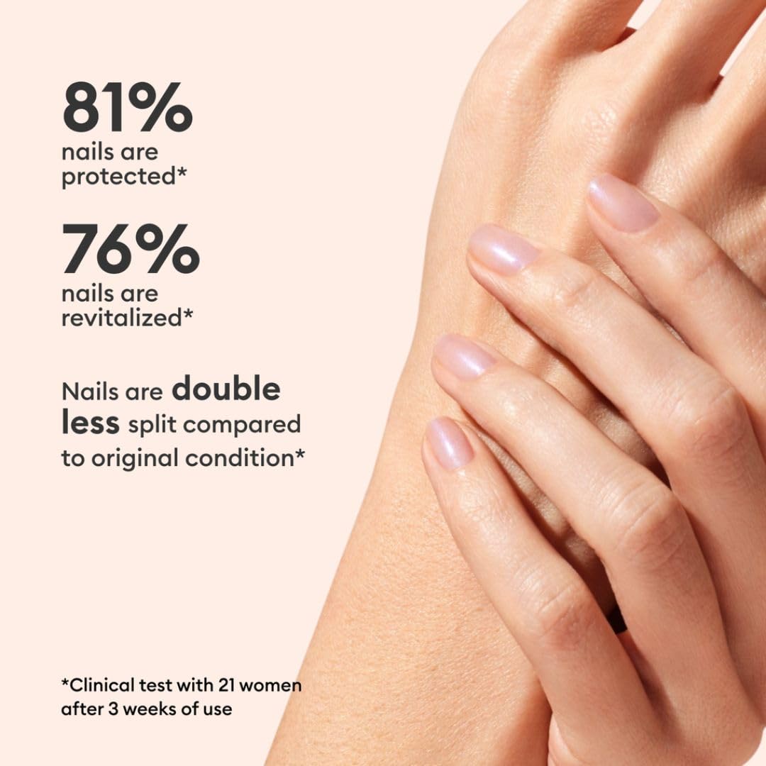 Manucurist Active Bright All in One Nail Perfector: Brightening Treatment Polish & Care - No Lamp - Vegan & Made in France - White Nail Polish - Nail Whitener & Brightener - Nail Strengthener