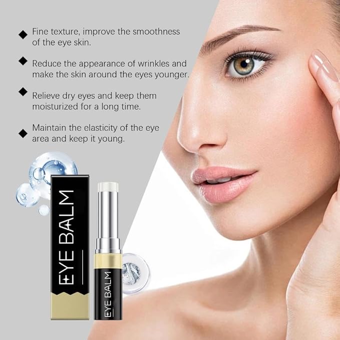 Eye Serum Stick, Stick For Under Eye Bags, Eyebalm,Deeply Moisturizes,Reduce Fine Lines (3pcs)