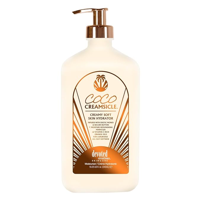 Devoted Creations Coco Creamsicle - Ultra Hydrating Creamy Soft Skin Hydrator Luxurious Whipped Body Moisturizer