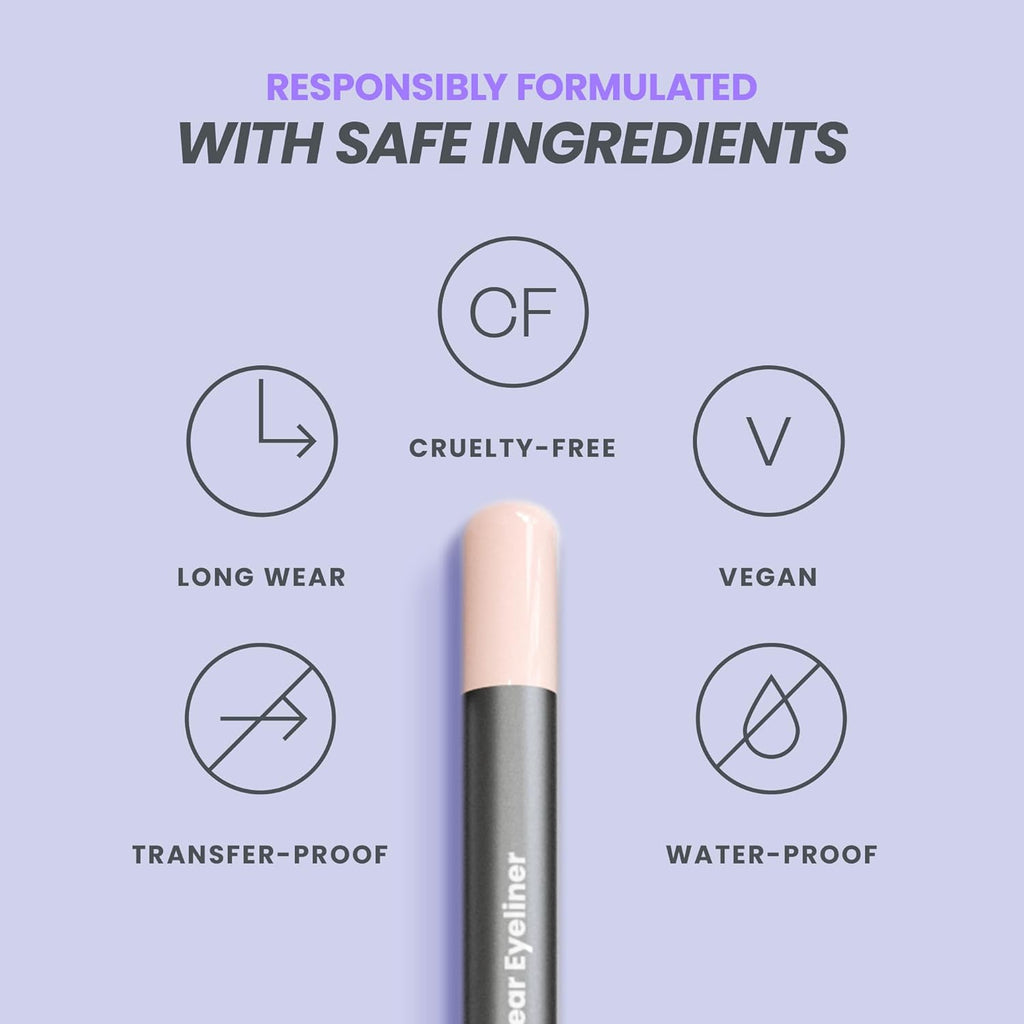 Wonderskin Eyeliner Pencil, 1440 Longwear Pink Eyeliner Pencil - Waterproof, Sharpenable & Smudge Proof