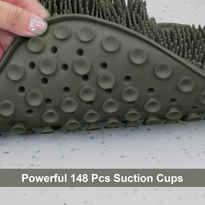 2Pack Shower Foot Scrubber Mat Bundle Deal