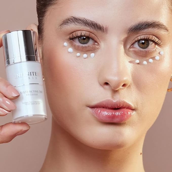 Infinitek Paris Multi-Active Collagen Eye Cream; Retinol Serum Contour - Anti Aging Eye Cream for Wrinkles, Under Eye Treatment for Dark Circles and Under Wrinckle Repair. 0.50 Fl Oz