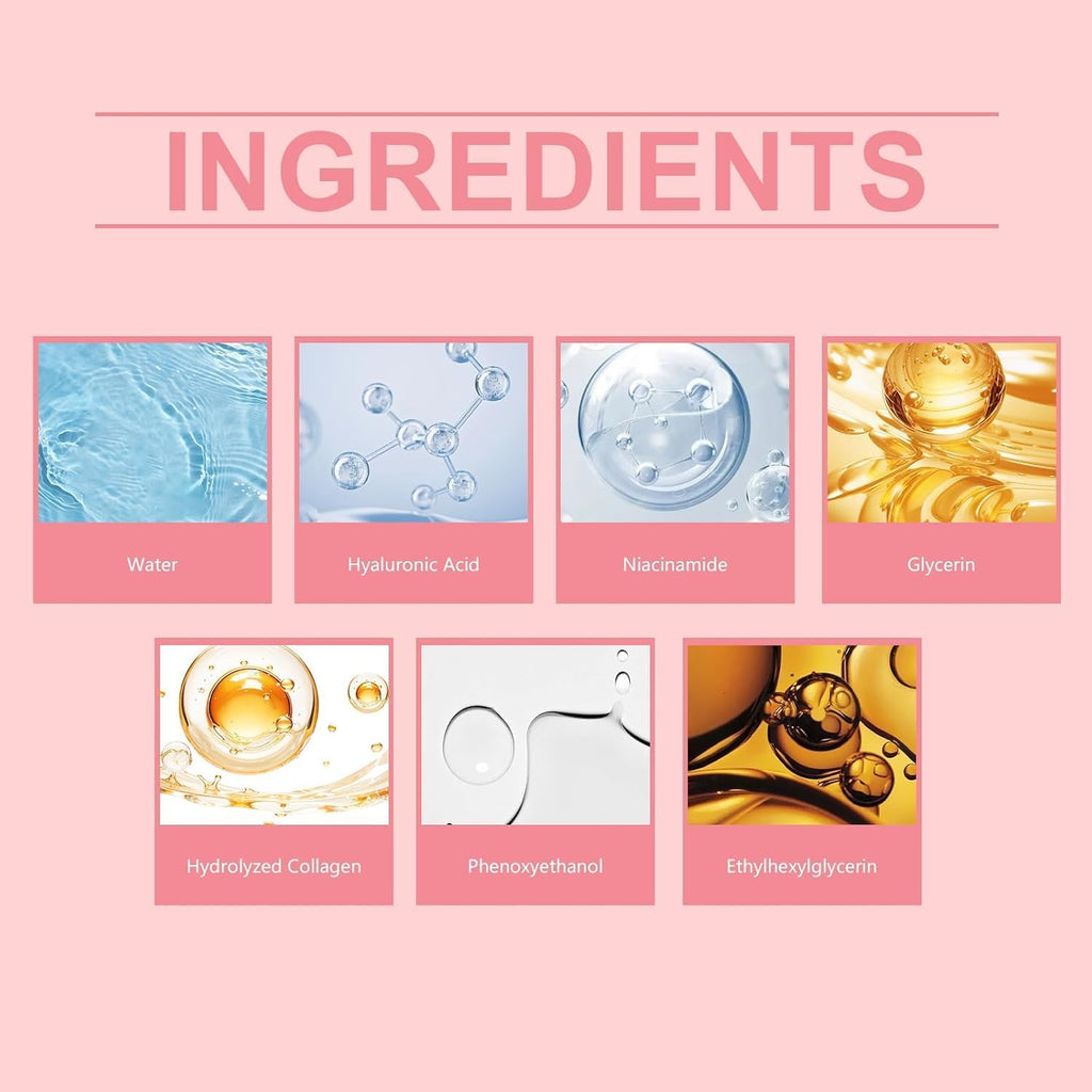 Skin Vitamin Serum, Finones Full Face and Body Serum, 5 in 1 Anti Wrinkle Firming Suero, Anti-Aging Essence, Lifting Firming Essence, Hydrate Moisturize, Reduce Fine Lines