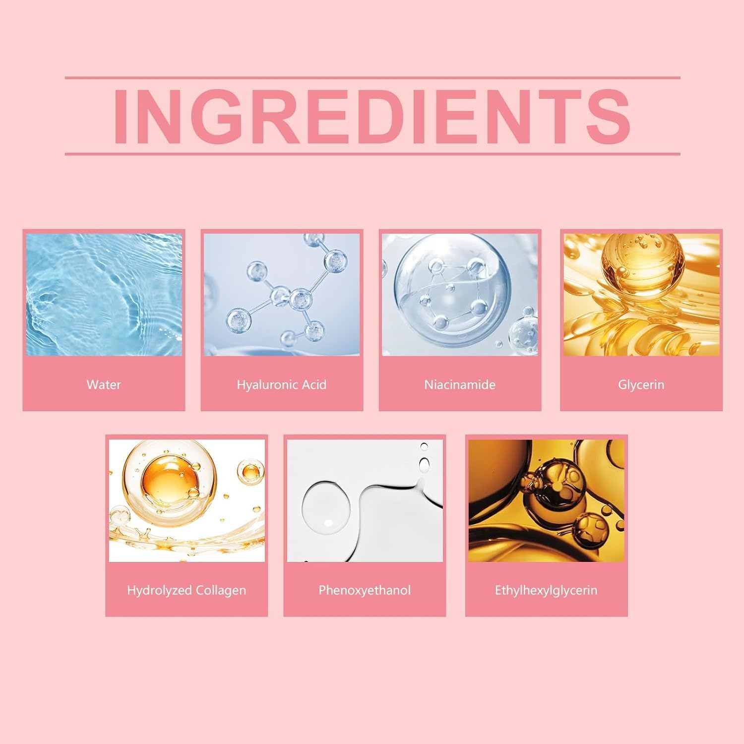 Skin Vitamin Serum, Finones Full Face and Body Serum, 5 in 1 Anti Wrinkle Firming Suero, Anti-Aging Essence, Lifting Firming Essence, Hydrate Moisturize, Reduce Fine Lines