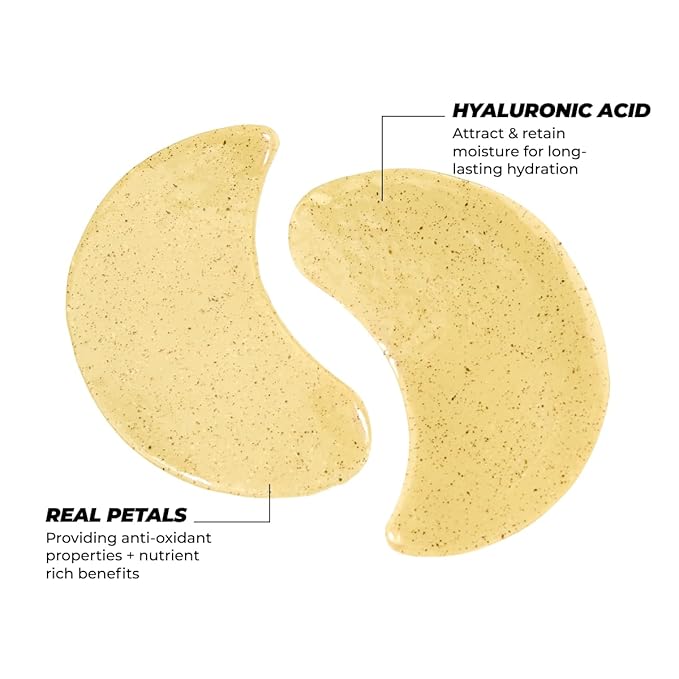 Vitamasques Hydrogel Eye Pads, Infused with Real Petals (Pack of 3)