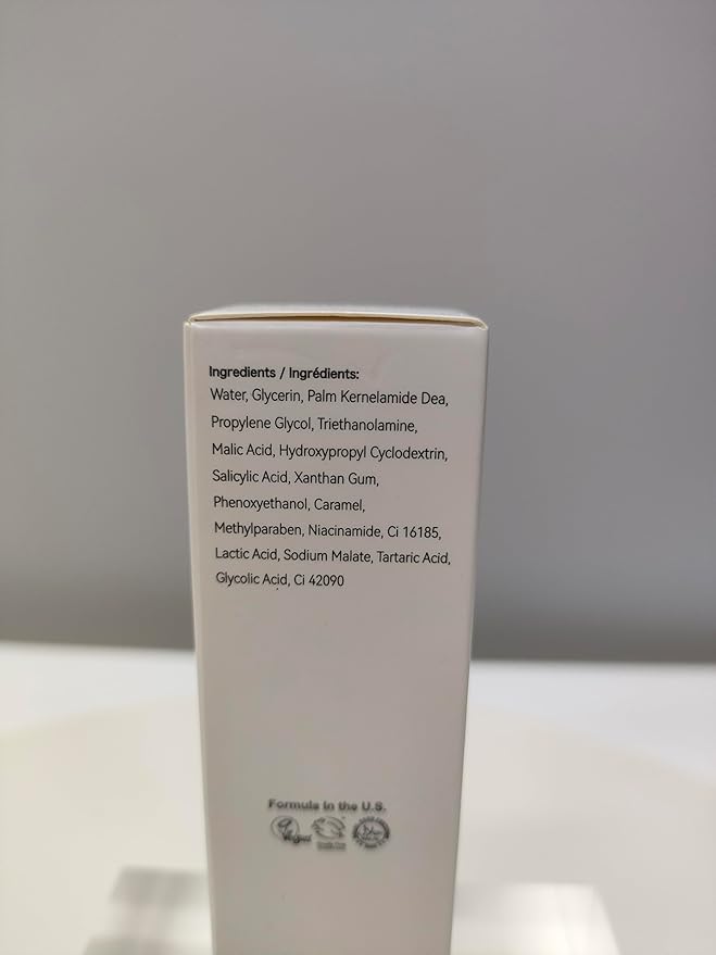 Peeling Solution 30ML, AHA 30% + BHA 2% Anti Acne Serum For Face, 2 PCS Exfoliating Facial Serum, Reduces Pore Congestion & Fine Line.