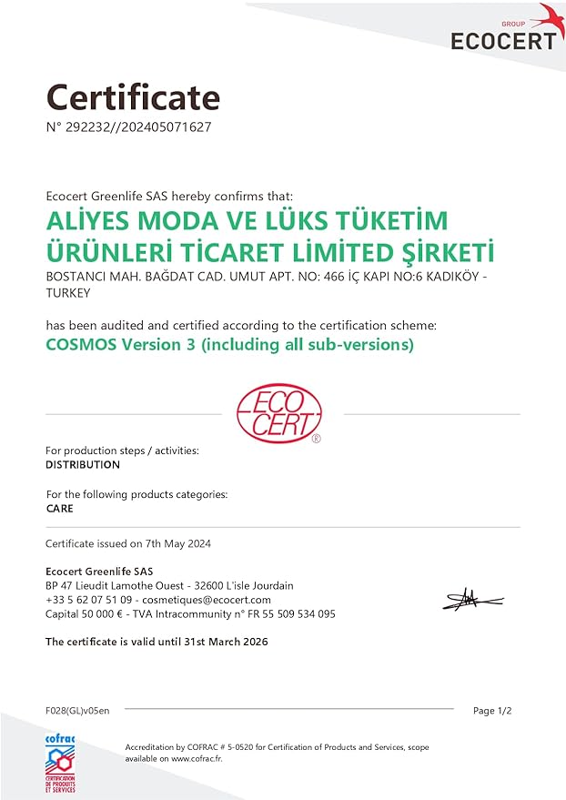 A ALIYE'S Beauty Elixir – Face, Body & Hair Oil | Ecocert Cosmos Natural Certified