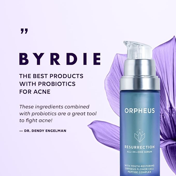 ORPHEUS All-In-One Plant Stem Cell Face Serum with Collagen Stimulating Peptide Complex, Hyaluronic Acid, Niacinamide, Vitamin C and Wild Indigo | 1 Fl. Oz. (30ml). 100% Clean. For ALL skin types