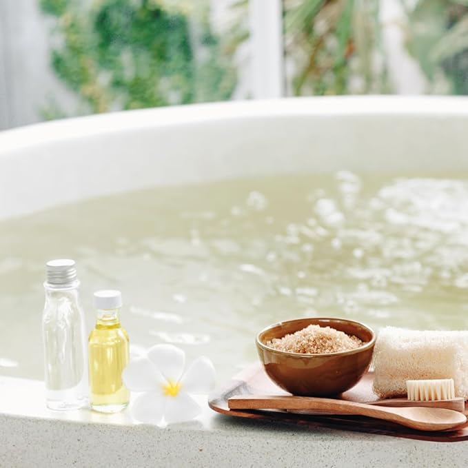 Birch & Meadow Epsom Salt with Cashmere Oil, 4 lb, Magnesium Sulfate, Bath Soak