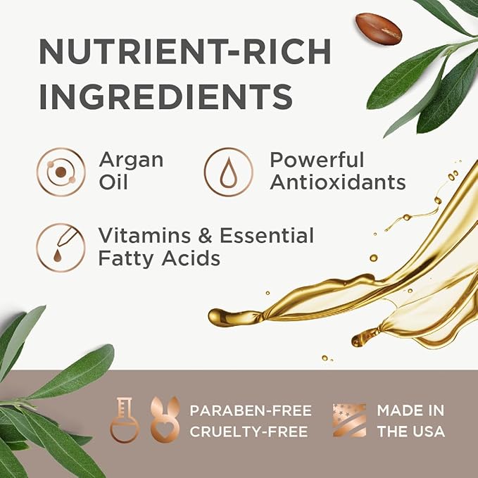 Argan Magic Ultra-Hydrating Coconut & Vanilla Body Lotion with Hyaluronic Acid for Dry Skin - Nourishes Skin, Restores Moisture, Smooths & Softens | Non-Greasy Formula | Paraben Free (32 oz)