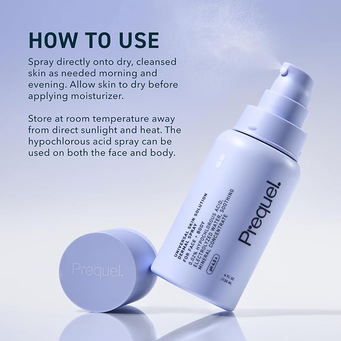 Skin Universal Skin Solution Hypochlorous Acid Spray for Face and Body. HOCL Facial Cleanser and Dermal Spray with Electrolyzed Water and Mineral Complex. pH-Stabilized Skin Care. 4oz