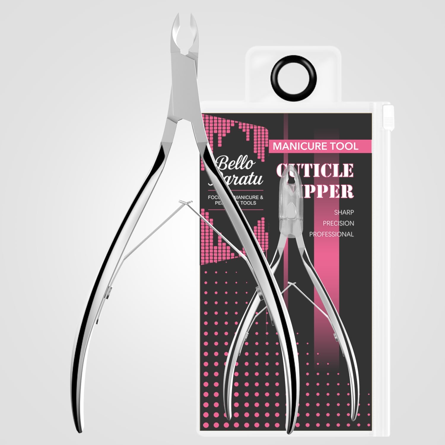 Cuticle Trimmer Professional Extremely Sharp Cuticle Nippers Stainless Steel Clippers Cutter Remover Manicure Nail Tools for Women