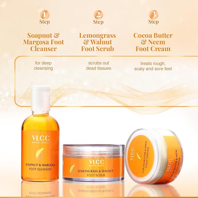 VLCC Pedi Glow Foot Care Kit(295gm)
