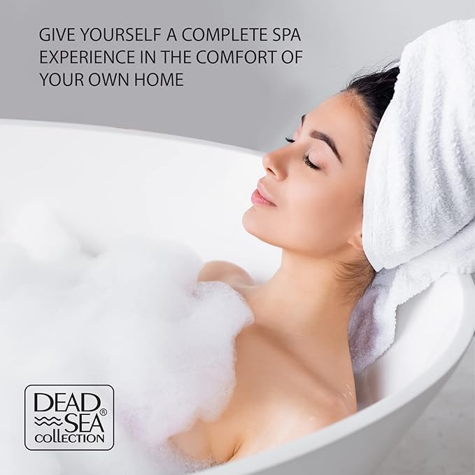 Dead Sea Collection Bath Salts Enriched -Himalayan + Coconut +Cherry Blossom -3 X (Large 34.2 OZ.). Nourishing Essential Body Care for Soothing and Relaxing Your Skin and Muscle