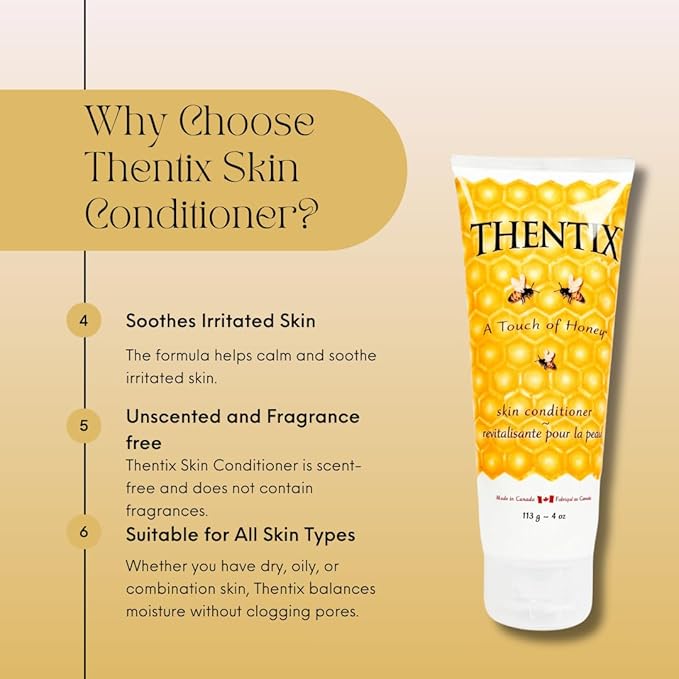 Skin Conditioner, 4oz - Gentle Moisturizer for Face & Body, Nourishes Sensitive Skin