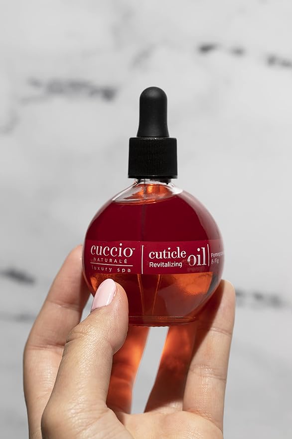 Cuccio Naturale Revitalizing Cuticle /Hydrating Oil For Repaired Cuticles Overnight - Remedy For Damaged Skin And Thin Nails - Paraben /Cruelty-Free Formula - Pomegranate And Fig - 2.5 Oz