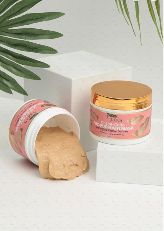 J'Organic Solutions Chébé -Cado Pre-Poo Clay hair Mask