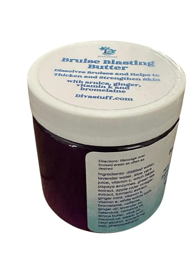 Diva Stuff New Improved Bruise Dissolving Cream With Arnica, Vitamin K, Bromelain and More