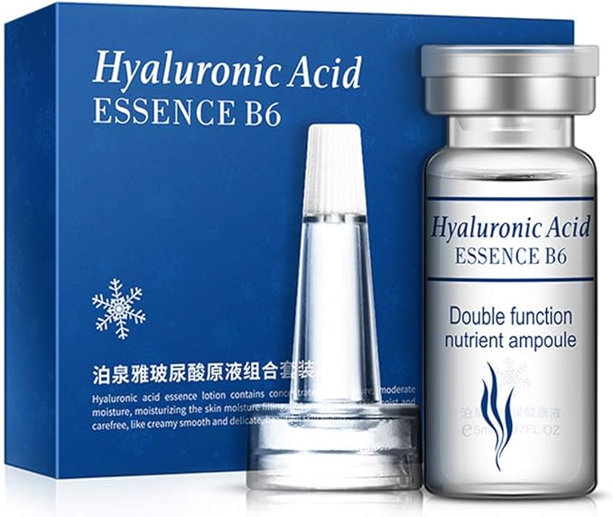 BIOAQUA Hyaluronic Acid Essence B6 Glycerol Tender Smooth Skin Serum Plant Extracts Nourishing Moisturizing 5ml*10PCS/Box