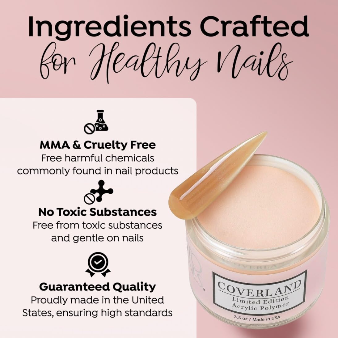 Coverland Acrylic Powder 3.5oz "Bombshell" - Limited Edition