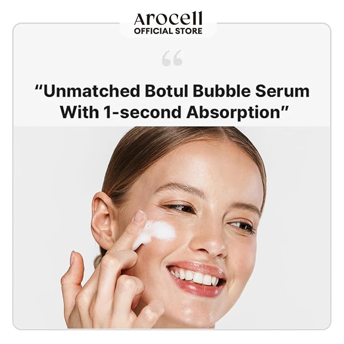 AROCELL Botulcare Synergy Bubble Serum Fast Absorption 70 ml/2.37 Fl Oz Elasticity Pore Minimizing Wrinkle Care Treatment Anti-Aging Facial Skin Korean Skincare