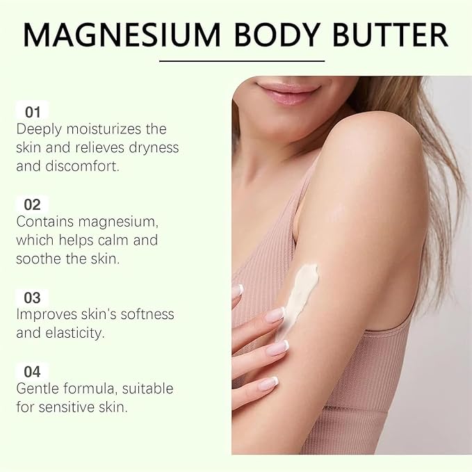 Neuropathy Cream, Neuropathy Mama Oasis Lotion，Magnesium Body Butter, Magnesium Cream for Neuropathy, Deeply Moisturizes Skin, Keep Soft Smooth, Suitable for All Skin Types 114g/2pcs