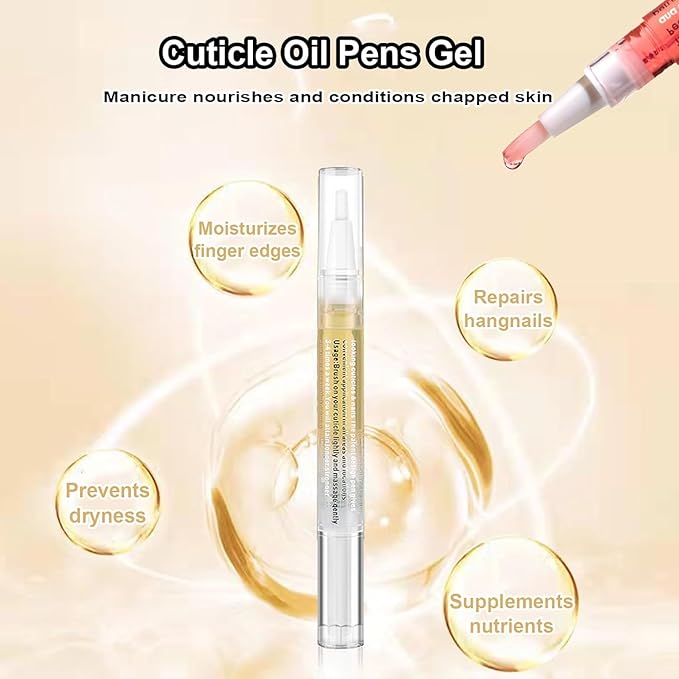 Natural Nail Growth Oil,Nail Growth Oil Pen,Cuticle Oil, Natural Growth Serum For Nails Moisturize -For Growth And Strength, Nail Strengthener For Damaged Nails (Watermelon oil, 0.18 / Fl Oz)
