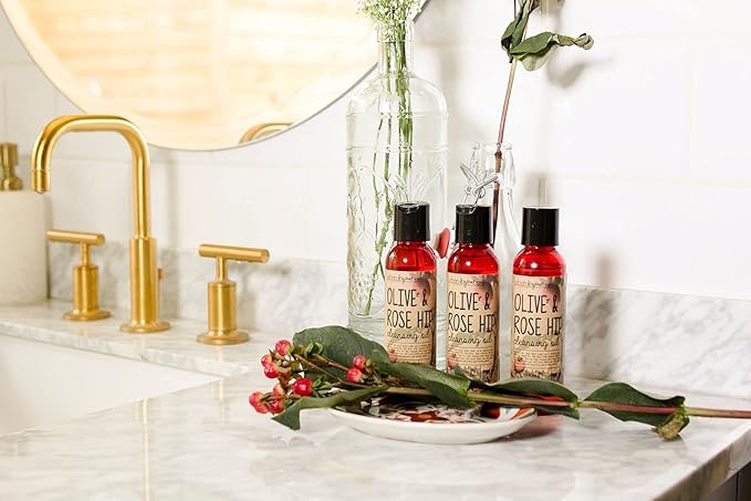 Urban Hydration Spot & Scar Rosehip and Olive Soothing Face Cleansing Oil | Cleans, Smooths Fine Lines and Wrinkles, Hydrates & Protects, Evens Skin Tone, Great For Senstitive Skin | 4 Fl Ounces