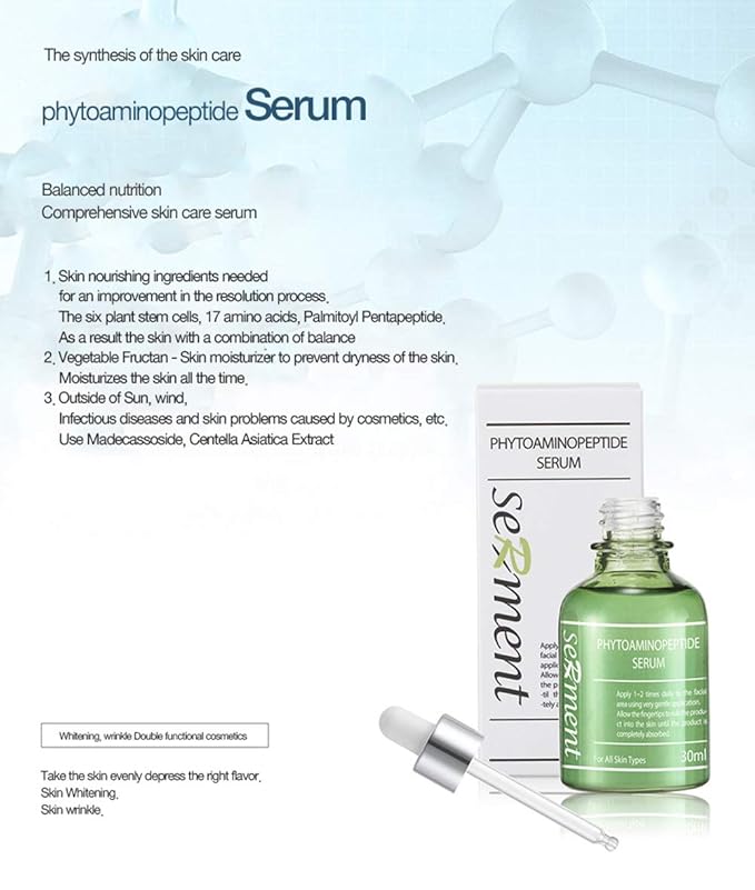 [Serment] Korean Cosmetics Serment Peptide and Stem Cell Serum 30ml with Advance Super liposome technology