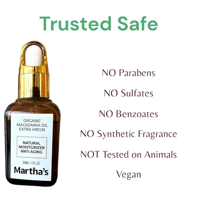 Martha's Organic Macadamia Skincare Oil