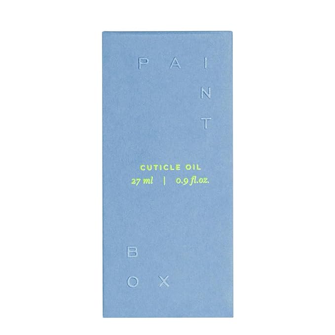 Paintbox Cuticle Oil Nail Strengthener Nail Growth Treatment Serum with Dropper Ultra Hydrating & Restorative Oil Repair Dry, Damaged Nails Manicure Notes of Cassis, Bergamot, Black Pepper .9oz