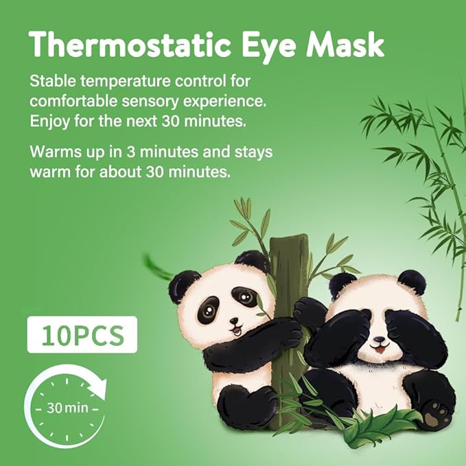 Minidiva Steam Eye Mask for Dry Eyes, 30Pcs Self Heating Spa Warm Eye Mask Relax Sleep Mask, Disposable Heated Eye Mask for Dark Circles Eye Fatigue, Relieve Stress Eye Fatigue (Unscented)