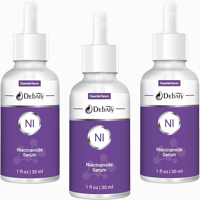 3 Pack Niacinamide Serum with Ceramide for Face Moisturizing Inhibits Melanin & Restore Skin Natural, Anti-Aging and Shrinks Pores (1Fl.Oz / 30ml)
