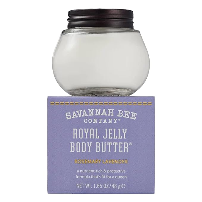 Savannah Bee Company Royal Jelly Body Butter - Deep Hydrating Body Butter for Dry Skin