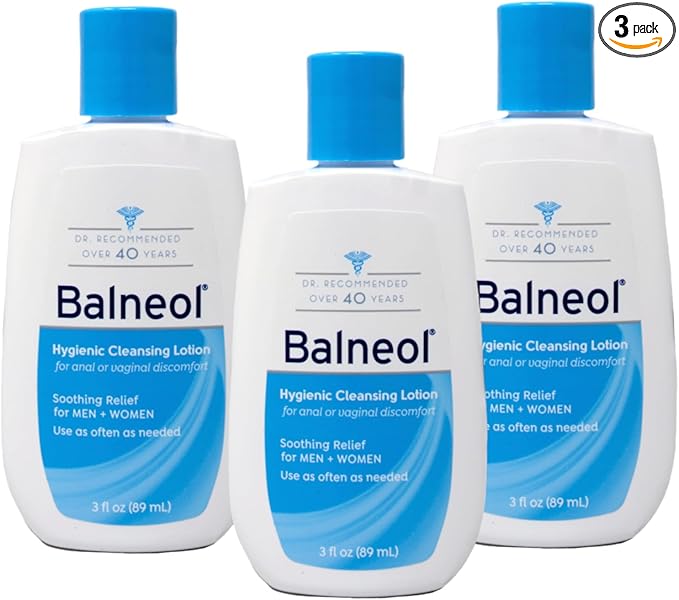 Balneol Hygienic Cleansing Lotion 3 oz (Pack of 3)