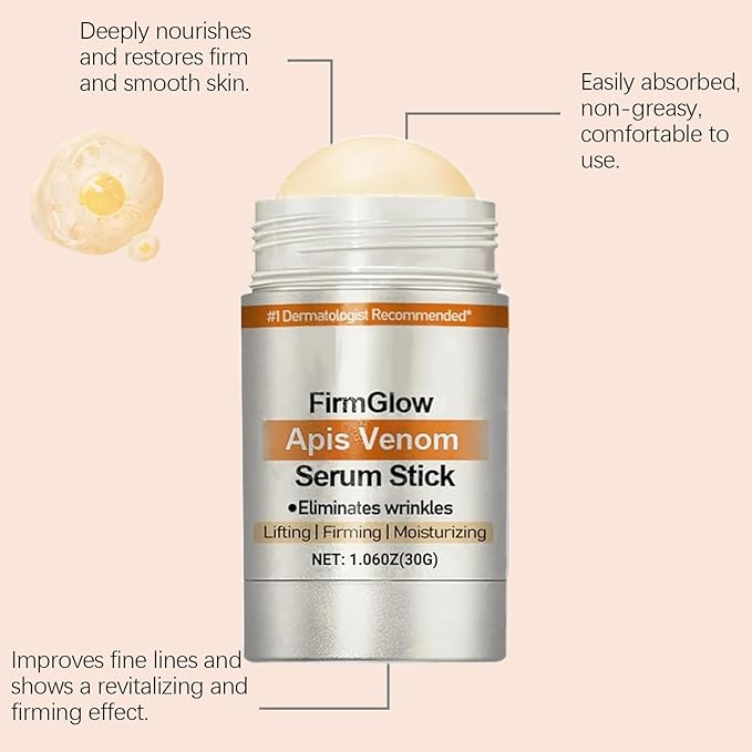 2PCS Apis Venom Serum Stick, Advanced Firming & Wrinkle-Reducing Cream, Skin Firming Cream For Body, Botox BeeVenom Firming Serum Stick for Body Lifts, Moisturizing