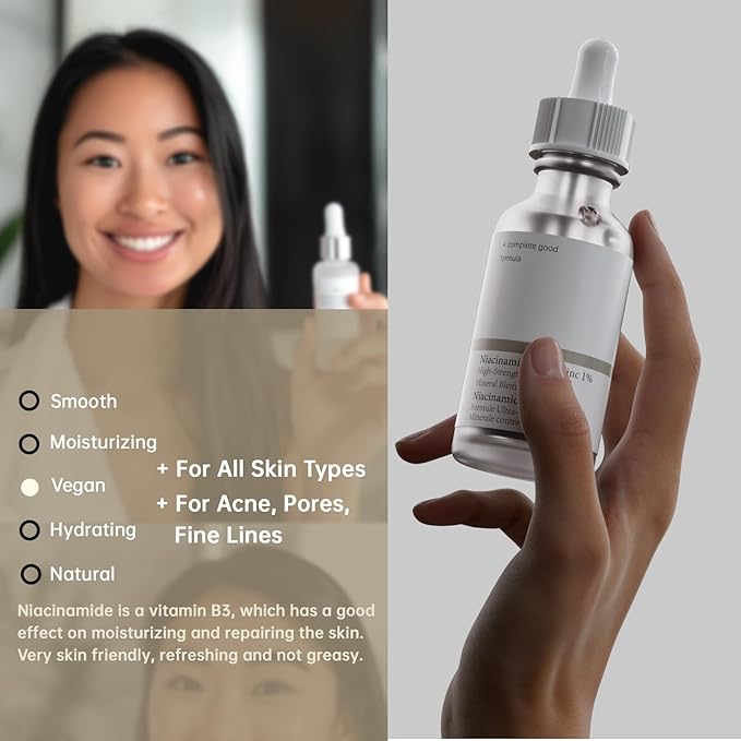 Niacinamide 10% + Zinc 1% Face Serum for Women, 30ML/1 Fl Oz - Refresh & Soothe Your Skin with Niacinamide Facial Serum for Acne (2)