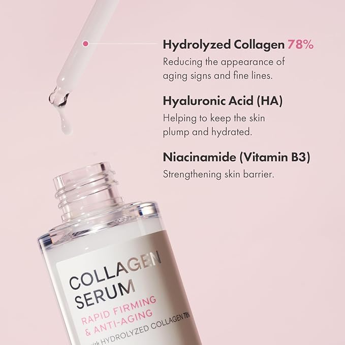 Collagen Serum for rapid firming - Hydrolyzed Collagen (2.02 Fl Oz / 60ml)